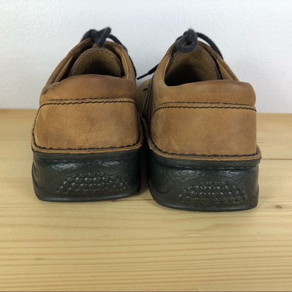 Birkenstock Leather Lace Up Shoes Oxford Brown - Picture 6 of 8